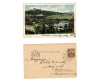 Brasov 1901 - Dealul Cetatuia, Ilustrata litho, circulata