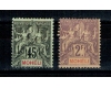 Moheli (colonie franceza) 1906 - Mi 11, 15 nestampilate