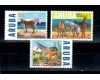 Aruba 1999 - Animale, magarul salbatic, serie neuzata
