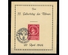 Deutsches Reich 1944 - Ziua lui Hitler, pe carton st.spec.