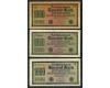 Germania 1922 - 1000 mark, 3buc. cu filigrane diferite