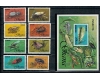 Ghana 1991 - Insecte, fauna, serie+colita neuzata