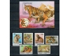 Cambodge 1998 - Fauna, tigri, serie+colita neuzata