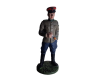 Soldat de plumb / figurina -Armata Rosie cmdt statie cale ferata