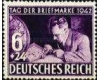 Deutsches Reich 1942 - ziua marcii postale, neuzata