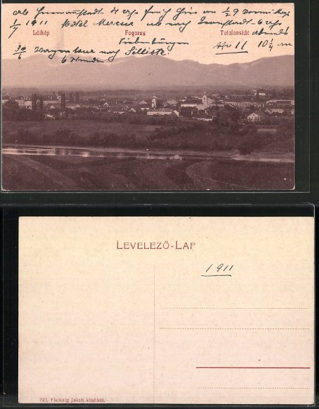 Fagaras 1911 - Vedere, necirculata