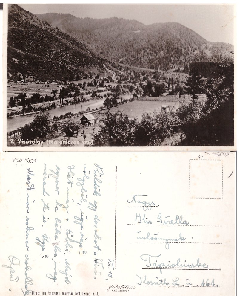 Valea Viseului 1940 - vedere