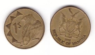 Namibia 1998 - 1 dollar, circulat