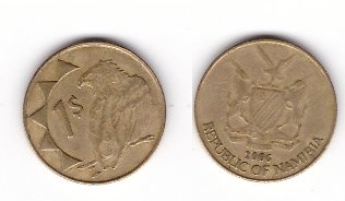 Namibia 1993 - 1 dollar, circulat