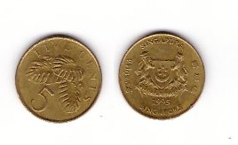 Singapore 1995 - 5 cents