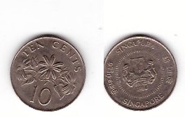 Singapore 1986 - 10 cents