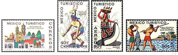 Mexic 1973 - Turism, serie neuzata