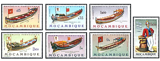 Mozambic 1964 - Marina portugheza, serie neuzata