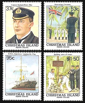 Christmas Island 1988 - 100th anniv. British Annexation, serie n
