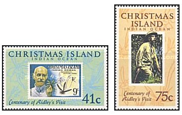 Christmas Island 1990 - Henry Ridley\'s Visit, anniv. serie neuza