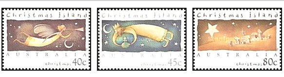 Christmas Island 1994 - Craciun, serie neuzata