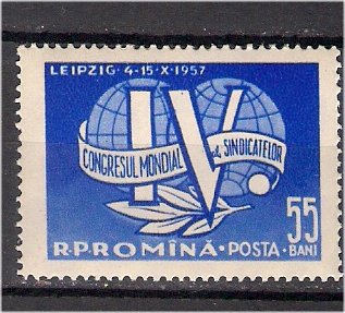 1957 - AL IV -LEA CONG MOND AL SINDICATELOR, neuzata