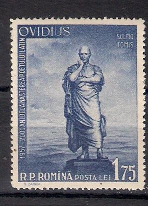 1957 - 2000 de ani de la nasterea lui Ovidiu, neuzata