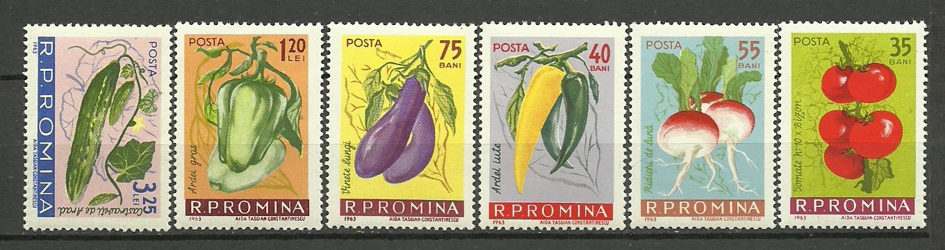 1963 - Cultura legumelor timpurii, serie neuzata