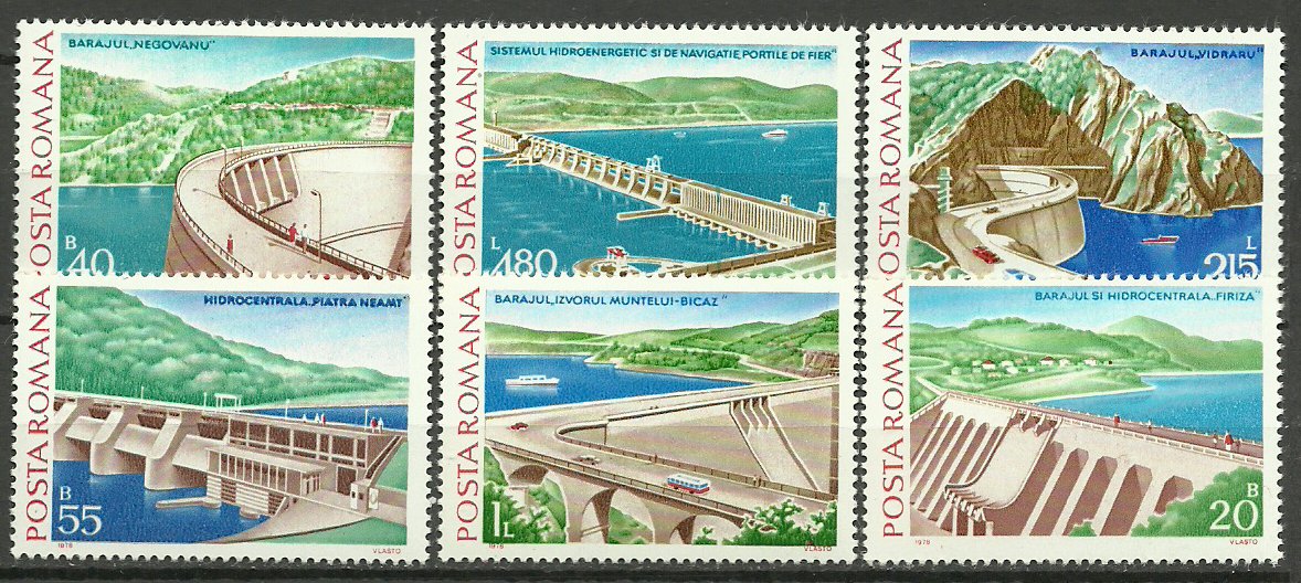 1978 - hidrocentrale, serie neuzata
