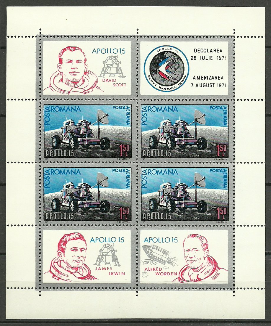 1971 - Apollo 15, bloc neuzat