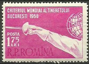 1958 - Criteriul mondial al tineretului-scrima, neuzata