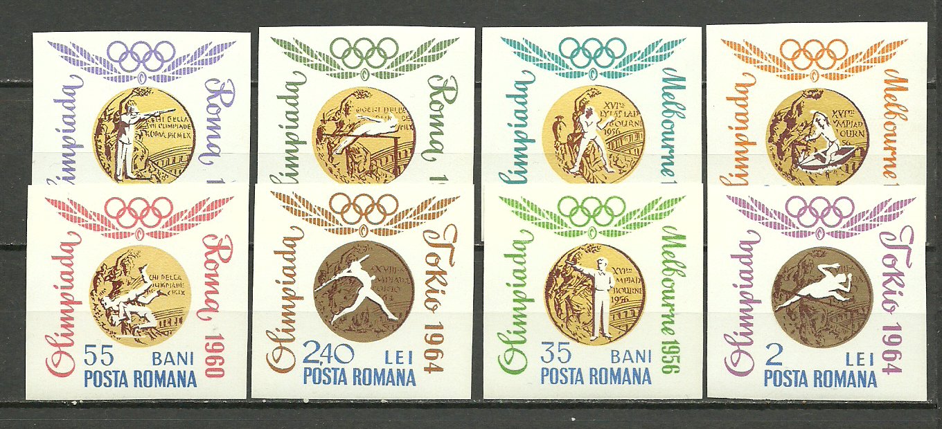 1964 - medalii olimpice, serie ndt neuzata
