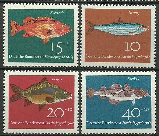 Bundes 1964 - Pesti, fauna, serie neuzata