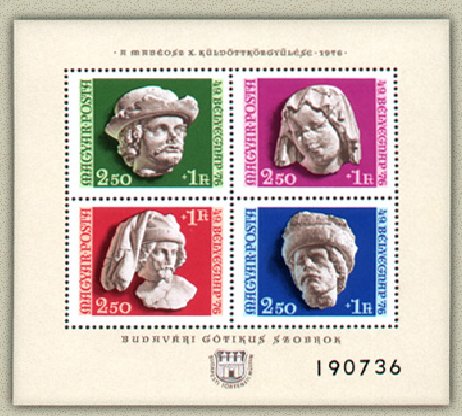 Ungaria 1976 - ziua marcii postale, bloc neuzat