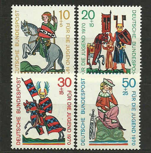 Bundes 1970 - pentru copii, serie neuzata