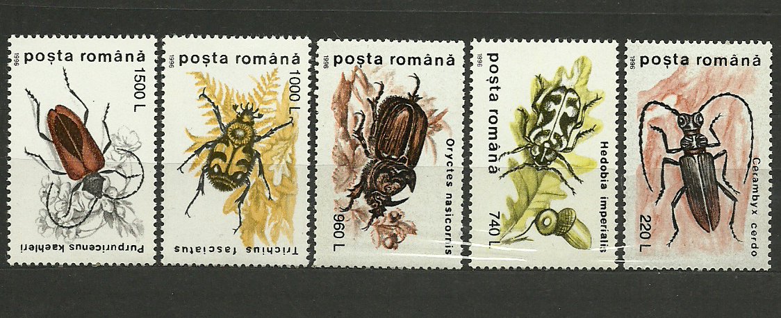 1996 - insecte I, serie neuzata