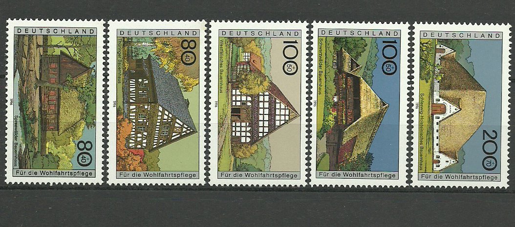 Germania 1996 - Case vechi, arhitectura, serie neuzata