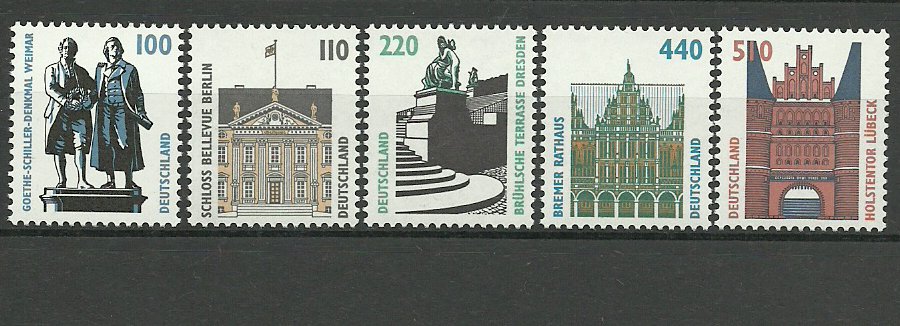 Germania 1997 - Uzuale, monumente, serie neuzata