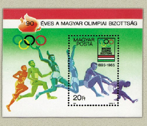 Ungaria 1985 - 90th comitetul olimpic, colita neuzata