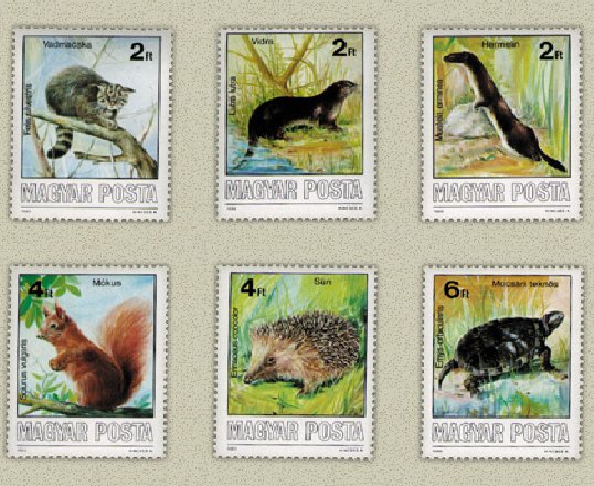Ungaria 1986 - Fauna, animale, serie neuzata