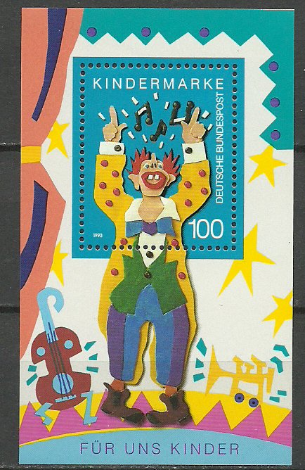 Germania 1993 - pentru copii, circ, clovn, colita neuzata