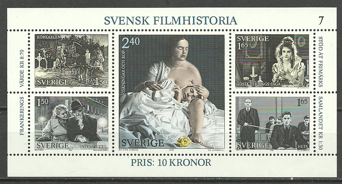 Suedia 1981 - istoria filmului, bloc neuzat