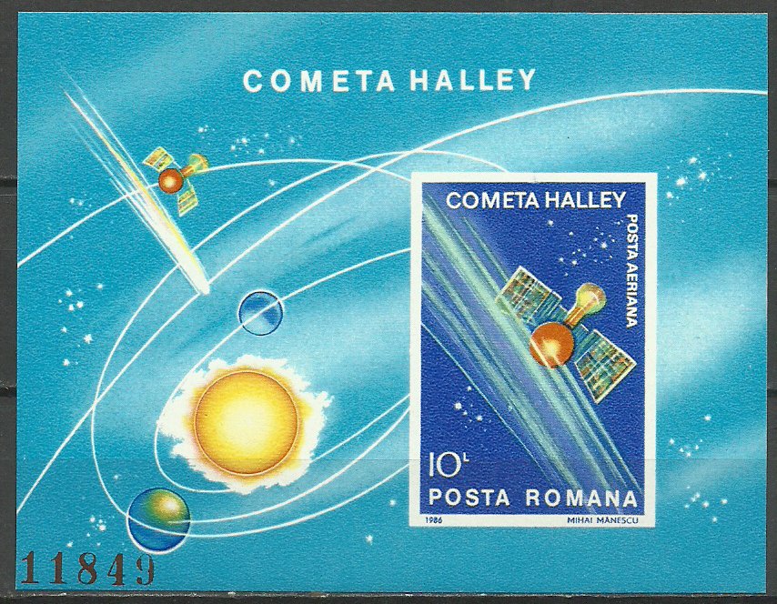 1986 - cometa Halley, colita ndt neuzata
