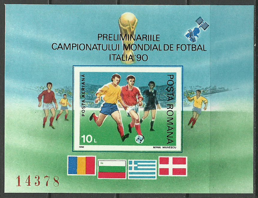 1990 - Preliminariile CM fotbal, colita ndt neuzata