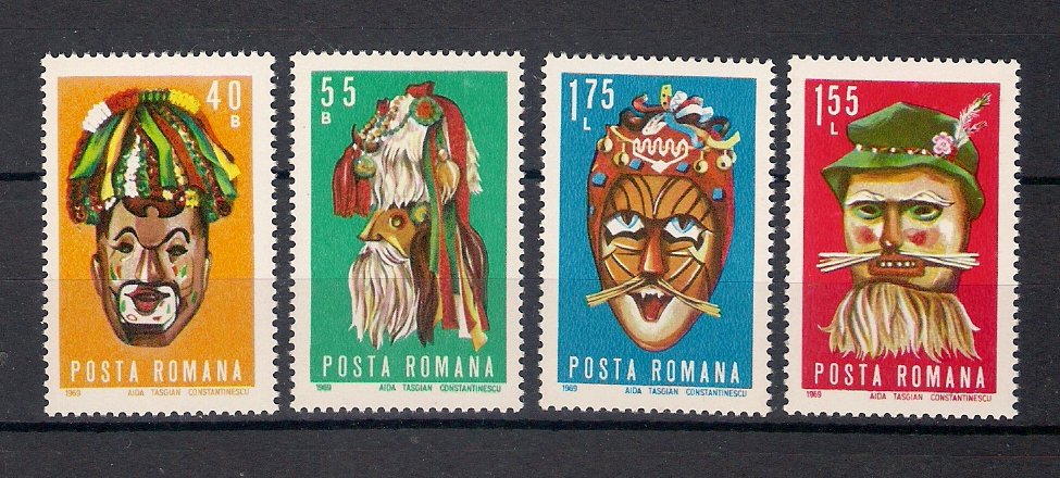 1969 - Masti folclorice, serie neuzata