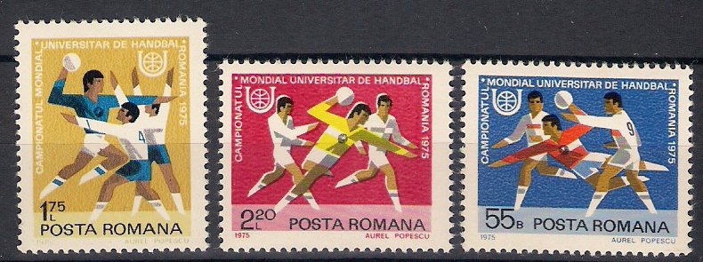 1975 - Handbal, serie neuzata