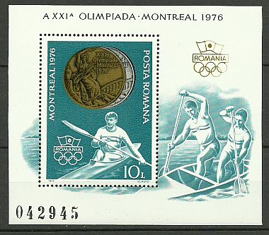 1976 - Medalii Olimpice, JO Montreal, colita neuzata
