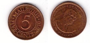Mauritius 2010 - 5 cents