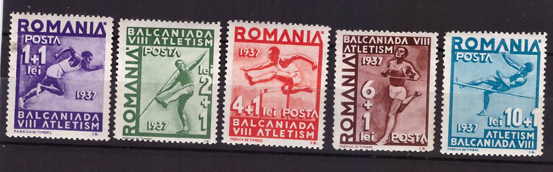 1937 - Balcaniada de Atletism, serie neuzata