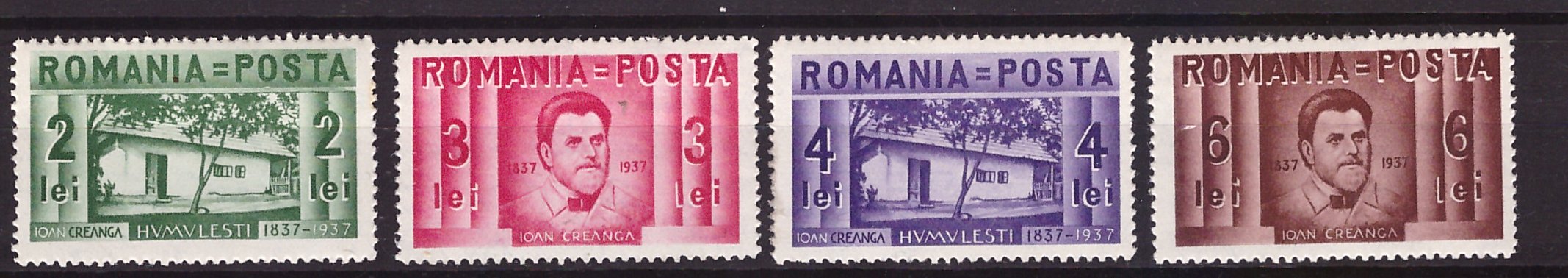 1937 - Ion Creanga, serie neuzata