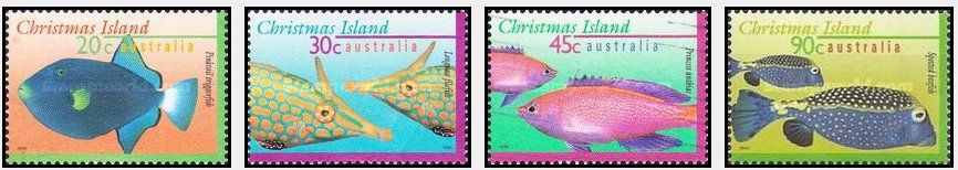Christmas Island 1996 - Pesti, fauna, serie neuzata