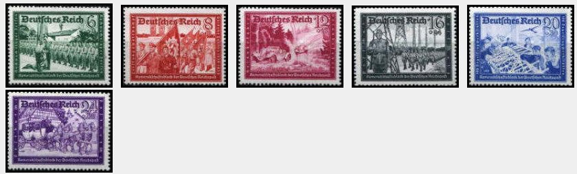 Deutsches Reich 1941 Postkameradschaft II serie neuzata