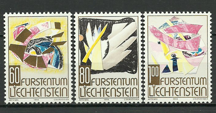 Liechtenstein 1994 - Craciun, serie neuzata
