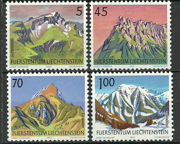 Liechtenstein 1990 - munti, serie neuzata