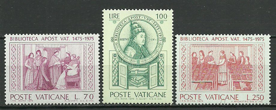 Vatican 1975 - 500th Anniversary of the Library of the Vatican s